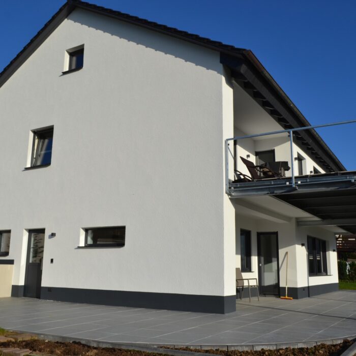 Anstrich mit Siliconharz Fassadenfarbe (2)