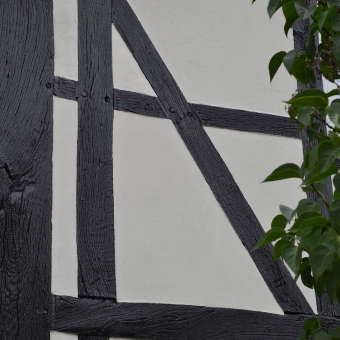 Fachwerkrenovierung mit Leinöl und Silikat Fassadenfarbe (3)