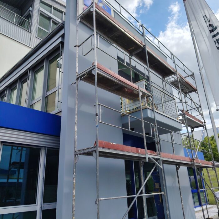 Gerüstbau und Anstrich