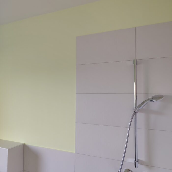 Neubau mit Ökologischen Klebe - und Anstricharbeiten