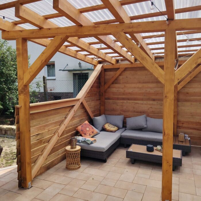Terrassenholz mit Holzöl 2