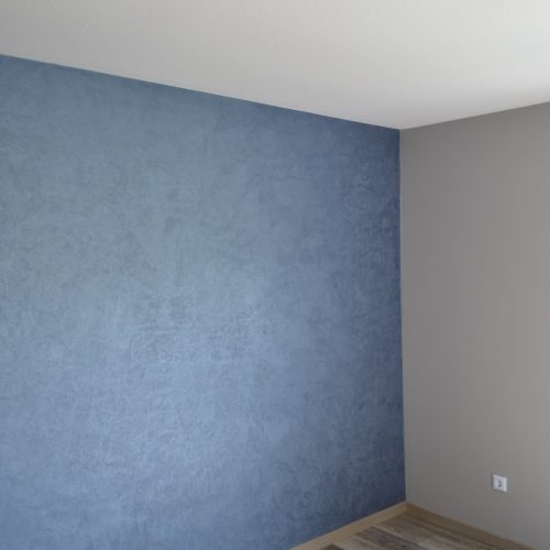 Metallic Spachteltechnik